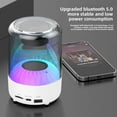 thumbnail image 1 of A23 smart colorful light Bluetooth speaker, stereo surround sound, multi-source playback, 5205w large speaker., 1 of 7