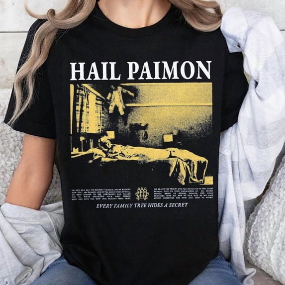 A24 Horror Tee, Paimon Cult Movie Shirt, Retro Horror Shirt, Men's And Women's Graphic Tee 100% Cotton by TBun, Full Sizes S-5XL