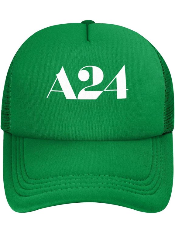 A24 Logo Baseball Cap Polyester Cowboy Hat Fashionable for Man Woman Adjustable