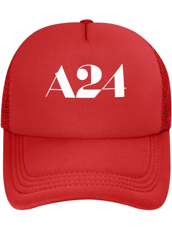 A24 Logo Baseball Cap Polyester Cowboy Hat Fashionable for Man Woman Adjustable