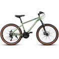 A24301 Mountain Bike 24 Inch Wheels 21Speed Mens Womens Trail Commuter