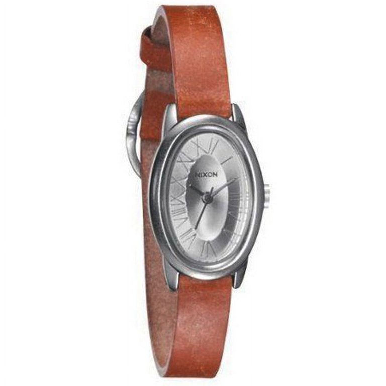 A247747 Women Brown Leather Band With Silver Analog Dial  display picture 1