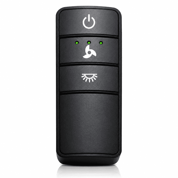 KUJCE10318 / TR220A Ceiling Fan Remote Control Replacement for XBQUSVI and Home Decorators Collection 2AAZPHD3/HD3, KUJCE10320/TR222A, 3 Speeds/Light Dimmer, Time Delay, 304.25MHz (Remote Only)