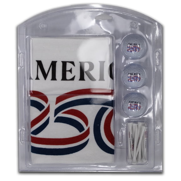 America 250 Golf Gift Set Official Licensed Logo by GBM GOLF