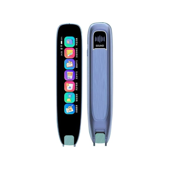 A26 Offline Smart Translator Pen – 112 Language Voice & Photo Translation, Electronic Dictionary, Text Scan, Recording – Portable 3” HD Screen, 16H Battery for Travel, Study & Business​​ Blue