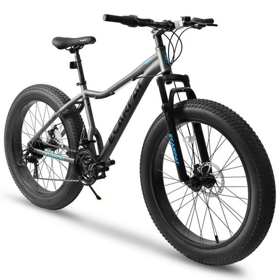 A2605D 26-Inch Mountain Bike with Front Suspension Shock Absorption, Disc Brakes, 21-Speed Gear System, 85% Pre-assembled, Ideal for Mountain, Sand, and Snow Cycling