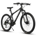 thumbnail image 1 of A26251 26 Inch Mountain Bike,21 Speed with High-Carbon Steel Frame MTB Bike for Adults,Dual Disc Brake Mountain Bicycle for Men Womens Adult Bicycle, 1 of 7