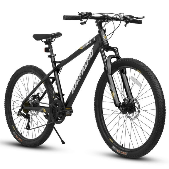 A26251 26 Inch Mountain Bike,21 Speed with High-Carbon Steel Frame MTB Bike for Adults,Dual Disc Brake Mountain Bicycle for Men Womens Adult Bicycle