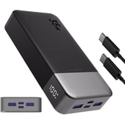 A2651 NOBIS Portable Power Bank 20000mAh, 35W Portable Charger, Battery Pack Fast Charging, PD3.0 QC4.0 Phone Battery Pack with LED Display for iPhone 16 15 14, Galaxy, Tablet, Switch, etc