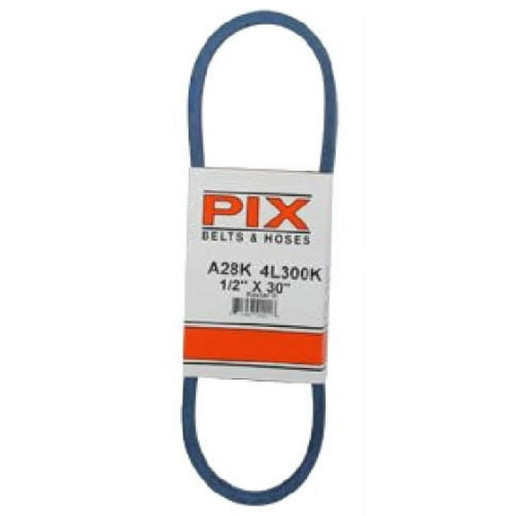 A28K/4L300K Pix Kevlar Belt Compatible With Murray 50597, 50834, 53499, 3526MA, 37X65 (1/2"X30")