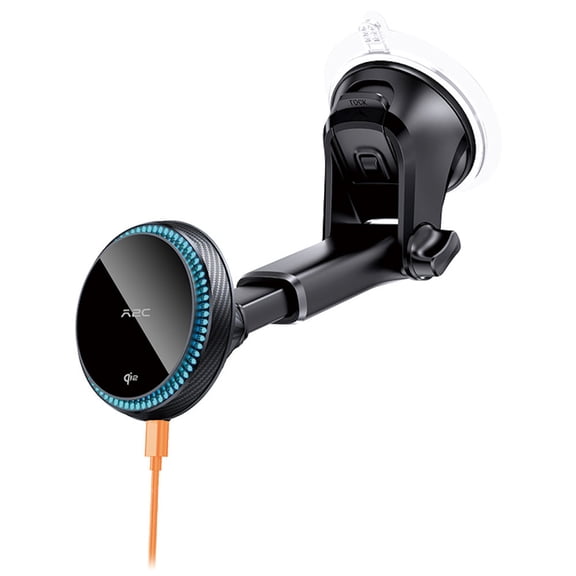 A2C MagSafe Compatible Magnetic Qi2 15W Wireless Windshield Dashboard Mount Car Charger