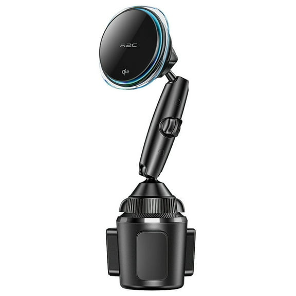 A2C Qi2 15W MagSafe Wireless Charger Cup Holder Car Mount with Semiconductor Cooler
