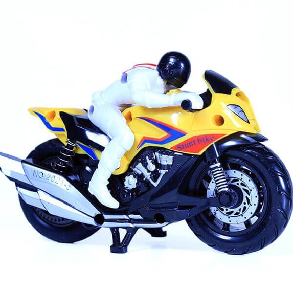 A2DBI 031 - DIE CAST MOTORCYCLE WITH RIDER 5 IN ASSORTED COLORS