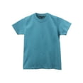 thumbnail image 1 of A2Y Kid's Kid's Heavy Cotton Crew Neck T-Shirts Lightblue XS, 1 of 2