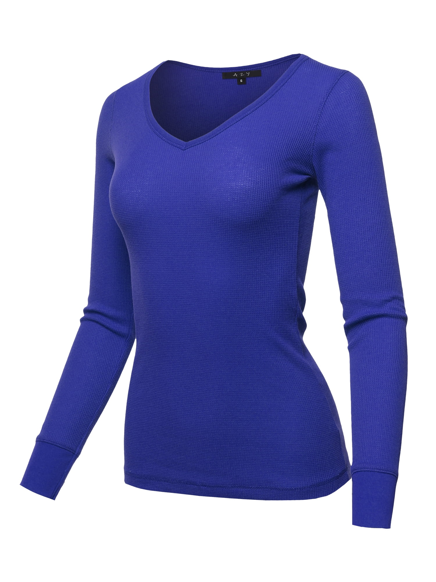 royal blue thermal shirt