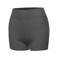thumbnail image 1 of A2Y Women's Basic Solid Premium Cotton High Rise Bike Shorts Ash Grey XL, 1 of 6