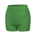thumbnail image 1 of A2Y Women's Basic Solid Premium Cotton High Rise Bike Shorts Kiwi M, 1 of 5