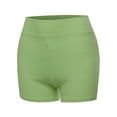 thumbnail image 1 of A2Y Women's Basic Solid Premium Cotton High Rise Bike Shorts Sage 3XL, 1 of 5