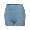 thumbnail image 1 of A2Y Women's Basic Solid Premium Cotton High Rise Bike Shorts Titanium M, 1 of 5