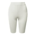 thumbnail image 1 of A2Y Women's Basic Yoga Polyester Mid Thigh High Rise Biker Bermuda Shorts Ivory S, 1 of 5