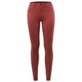 thumbnail image 1 of A2Y Women's Comfort Mordern Stretch Skinny Ponte Pants Rust 1XL, 1 of 7