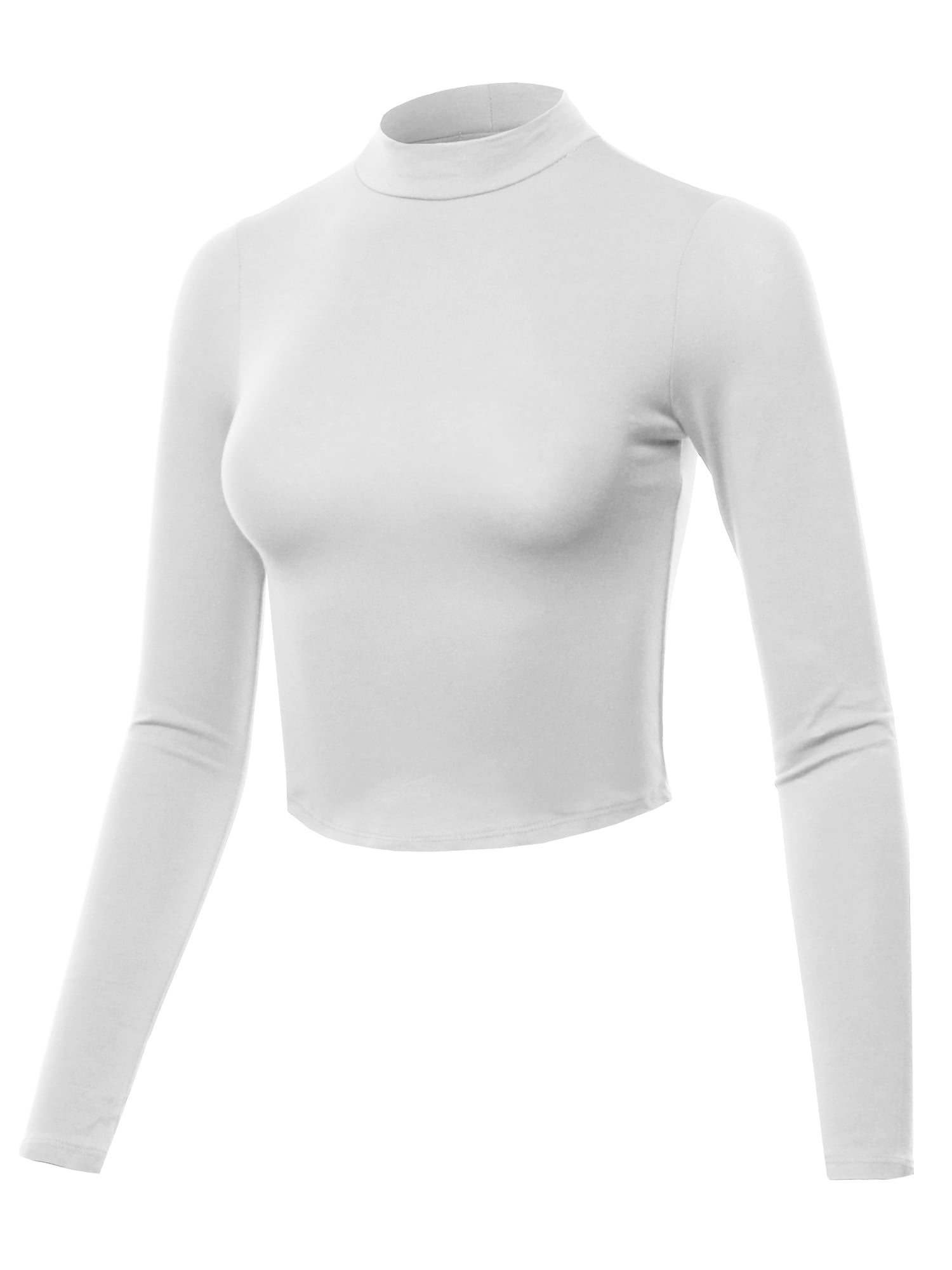LIREROJE Juniors Mock Neck Tank Top - 96% Cotton 4% Spandex, Sleeveless Slim Fit Shirt