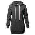 thumbnail image 1 of A2Y Women's Relax Fit Long Sleeve Kangaroo Pockets Hoodie Sweatshirts Charcoal 1XL, 1 of 6
