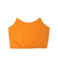 thumbnail image 1 of A2Y Women's Skinny Strap Sexy Camisole Tank Crop Tops Orange M, 1 of 3