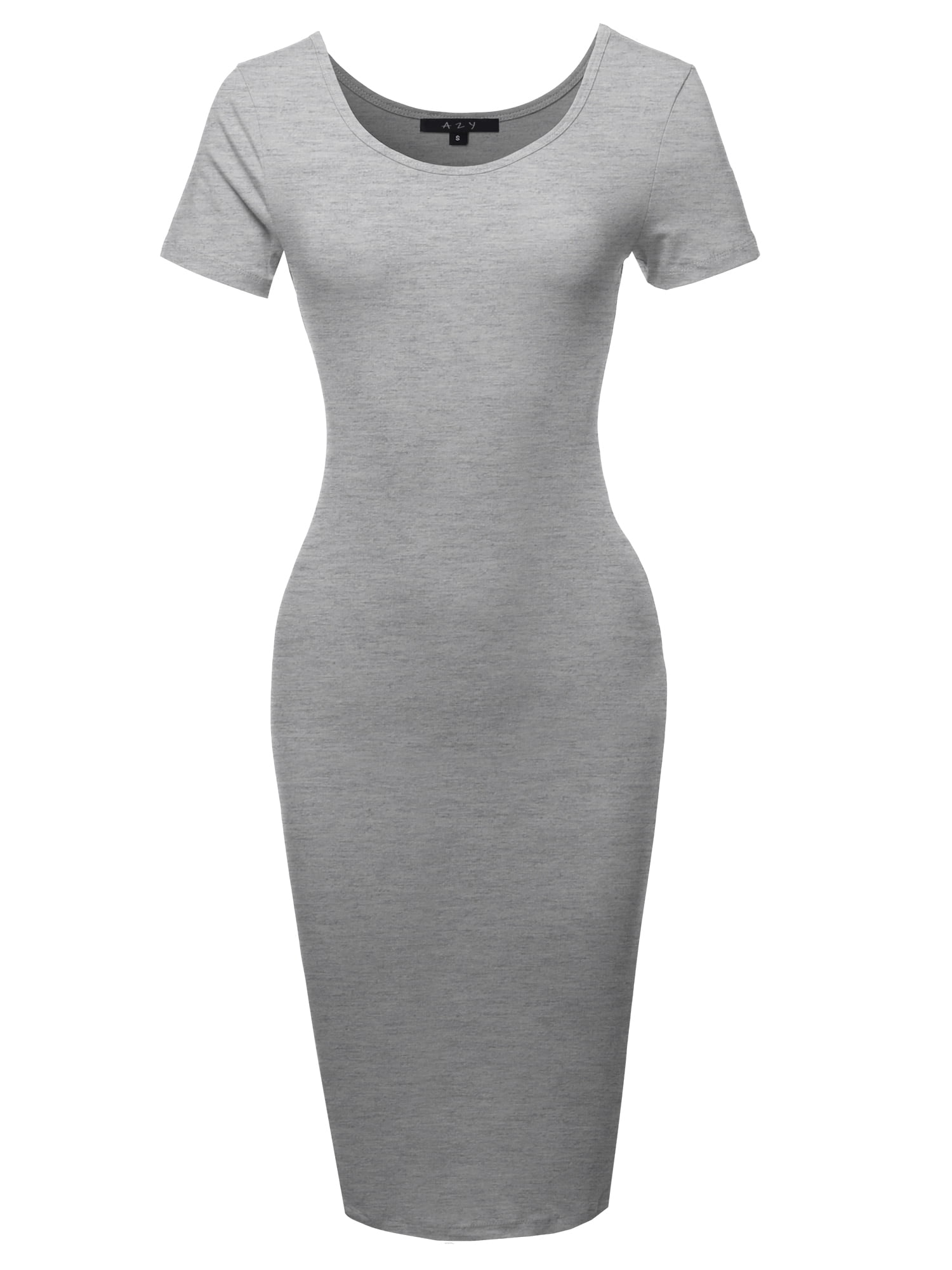 slim fit dress slacks Luxe Thermal Midi Tank Dress in Heather Grey – shopstateside.us