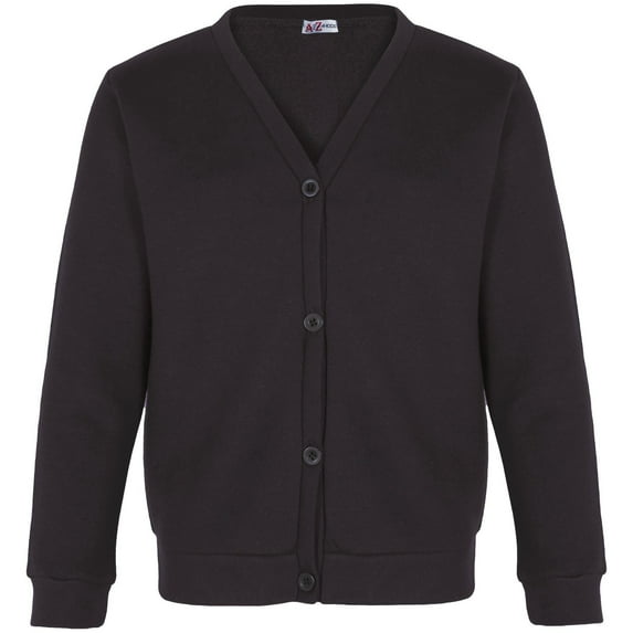 A2Z 4 Kids Girls Club Scouts School Uniform - UF Cardigan Black 5-6