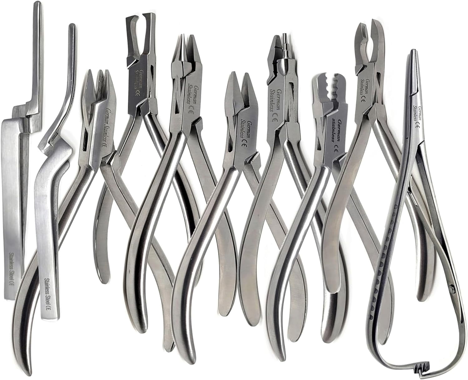 A2Z - Jewelry Pliers, 10 Pcs Jewelry Making Pliers Tools Kit Jewelry Beading | Wire Wrapping | Repair Making Supplies | Craft Pliers | Earring Pliers