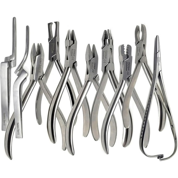 A2Z - Jewelry Pliers, 10 Pcs Jewelry Making Pliers Tools Kit Jewelry Beading | Wire Wrapping | Repair Making Supplies | Craft Pliers | Earring Pliers