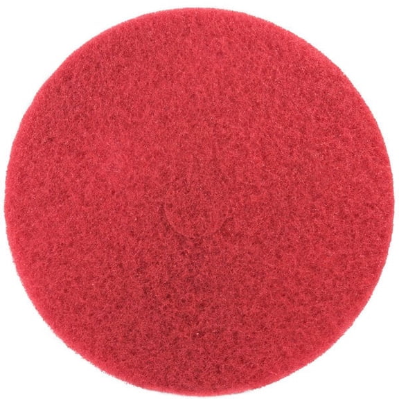 A2Z Tools 17" Red Nylon Buffing Floor Pads, Great for Rotary Machines (5 Pads Per Box)