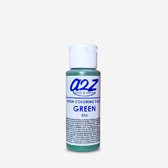 A2Z Tools & More Resin Coloring Paste Color Pigmentation for Polyester, Paint, and Epoxy Glues 2 OZ(Ounces) Green