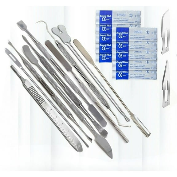 A2ZSCILAB Craft Vinyl Weeding Tools Set, Scraper, Spatulas, Double sided Picks, Weeder tools for Cricut/Silhouette/Oracal (30 PCS)