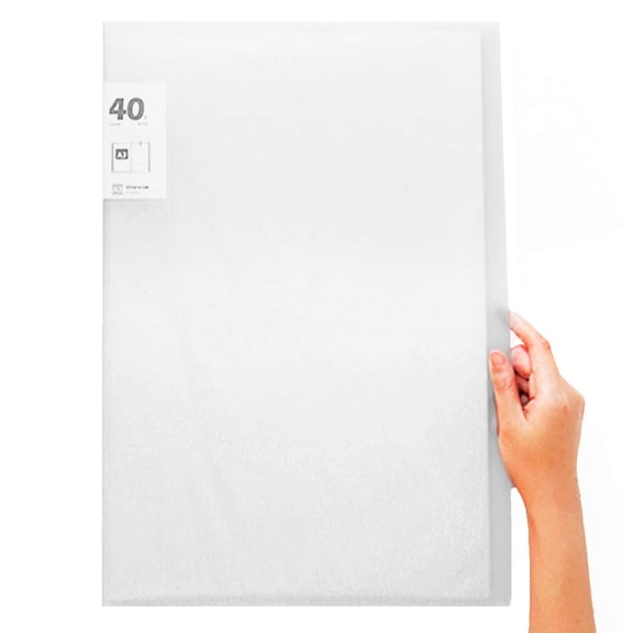 A3 13 inch x 17inch Original Art Profolio Presentation Book/Portfolio- for Art, Photography, and Documents (White)