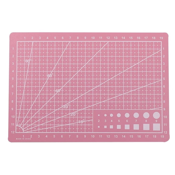 A3/A4/A5 Double-Sided Grid Cutting Mat, Stain-Resistant Craft Board with Angle Guide for Scrapbooking, Sewing, Quilting & Art Projects
