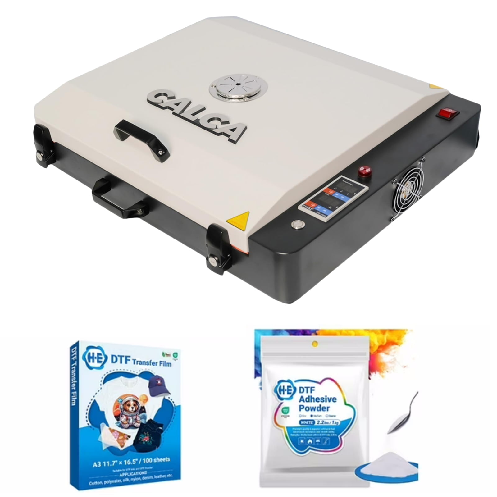 A3 A4 DTF Oven Dryer 12.5" x 17" for Heat Transfer Printing DTF Powder, DTF Oven Curing Transfer Film with Free Gift (100Sheets A3 DTF Film and 2.2Lbs DTF Powder)