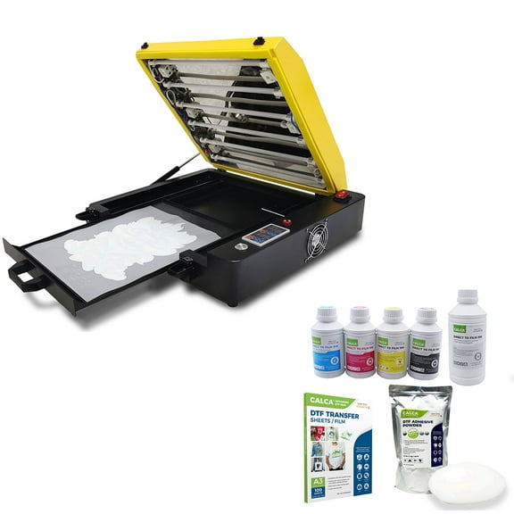 A3 A4 DTF Oven Dryer 12.5" x 17" with Temperature Control for Heat Transfer Printing DTF Powder, DTF Oven Curing Transfer Film with A3 Printing Supply Pack