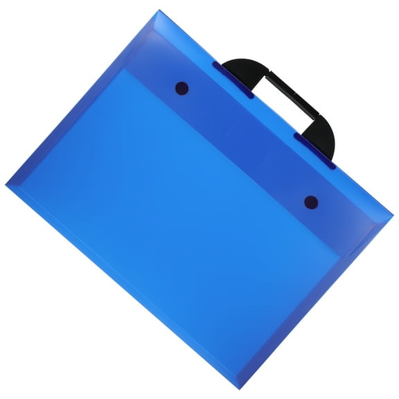 A3 Album Clip Plastic Containers Artist Supply Organizer with Handle Pouch Bags Folder Poster Storage Student Travel