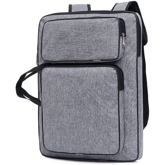 A3 Art Portfolio Carry Case Bag Drawboard Storage Tote Handheld Portable Shoulder Box Artist Drawing Board for 8k Sketch Easel Paper Palette Brush Pencil Painting Supplies