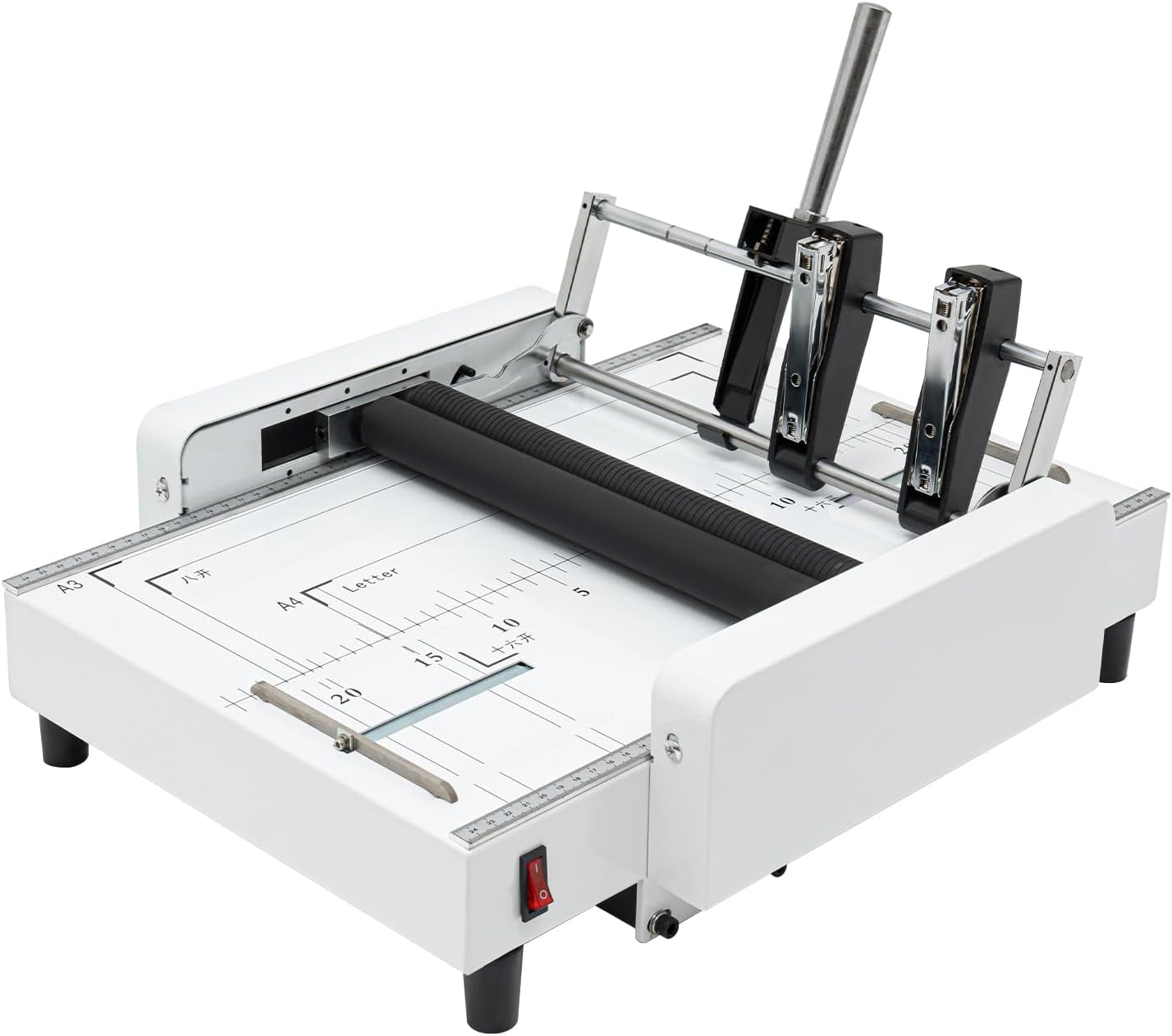 A3 Booklet Folding Binding Machine, 60W 110V Paper Folding and Binding ...