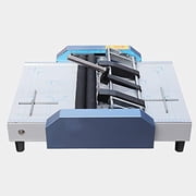 A3 Brochure Stapler Folding Machine, Electric Paper Book Stapler Creaser, Saddle Stitch Flat-Clinch Automatic Binding Machine, Folder Dashed Machine for Card Folder Color Pages