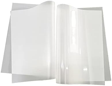 A3 DTF Printer Digital Transfer PET Film Clear Sheet Cold Peel, Heat Transfer Paper for Direct Printing (50 Sheet)