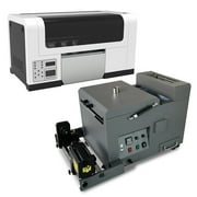 A3 DTF Printing System A3 DTF Printer with Dual E-pson XP-600 Printheads + 13.4" Automatic TPU Adhesive DTF Powder Shaker and Dryer Machine
