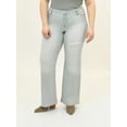 thumbnail image 1 of A3 Denim Women's Plus Size High Rise Flare Jeans, 1 of 4