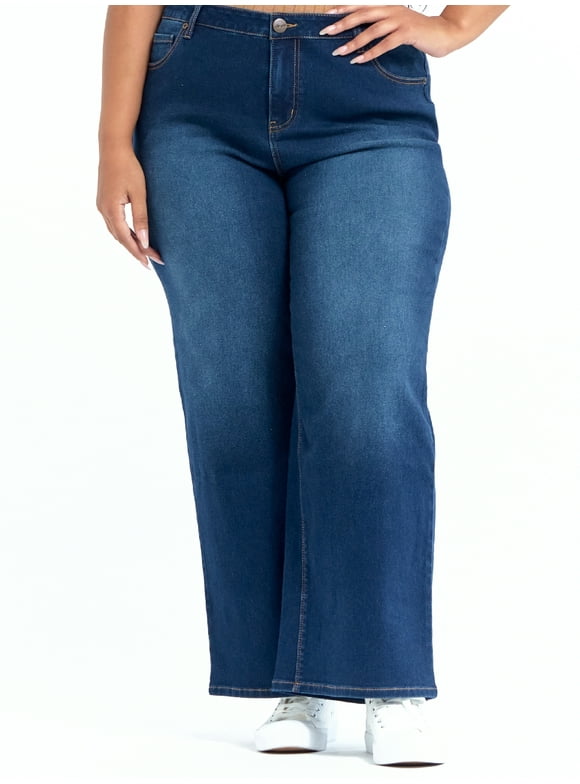 Womens Wide Leg Jeans in Womens Jeans