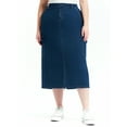 thumbnail image 1 of A3 Denim Women's Plus Size Utility Maxi Skirt, 1 of 4