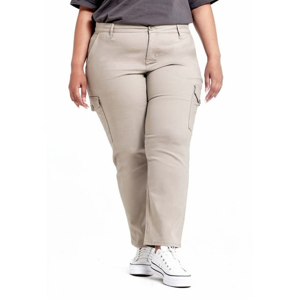A3 Denim Women's Plus Size Utility Pants