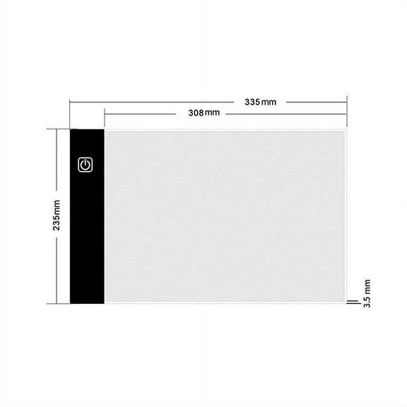 A3 Diamond Art Light Board, Light Pad for Painting, Light Table Tracing Light Box for Craft, Sketching, Animation, Painting Accessories Gift